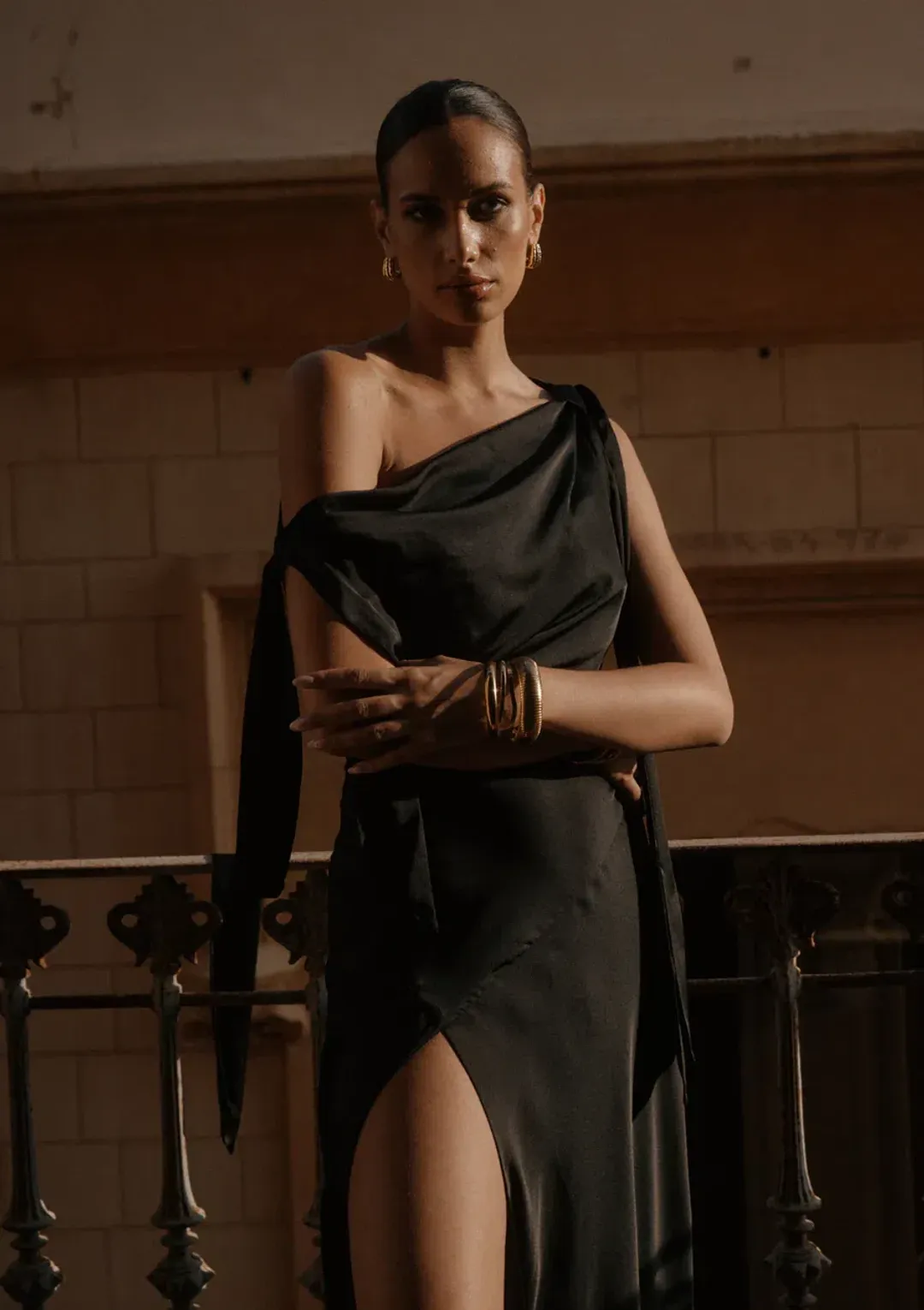 JGR & STN RASCHKE GOWN Black Size 8 for rent on The Volte - main image