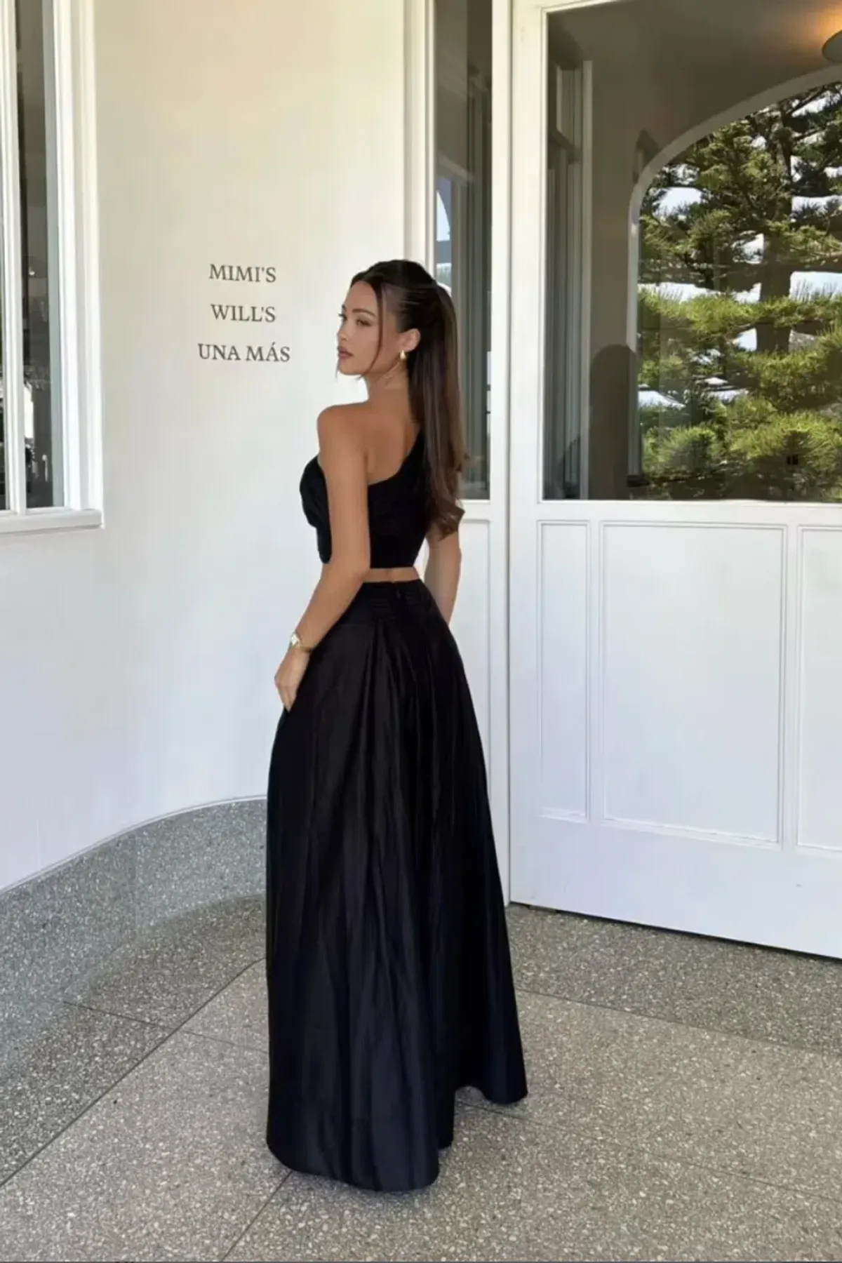 Aje Clarity top and Oakleigh Maxi Skirt set black Size 8 - Image 2