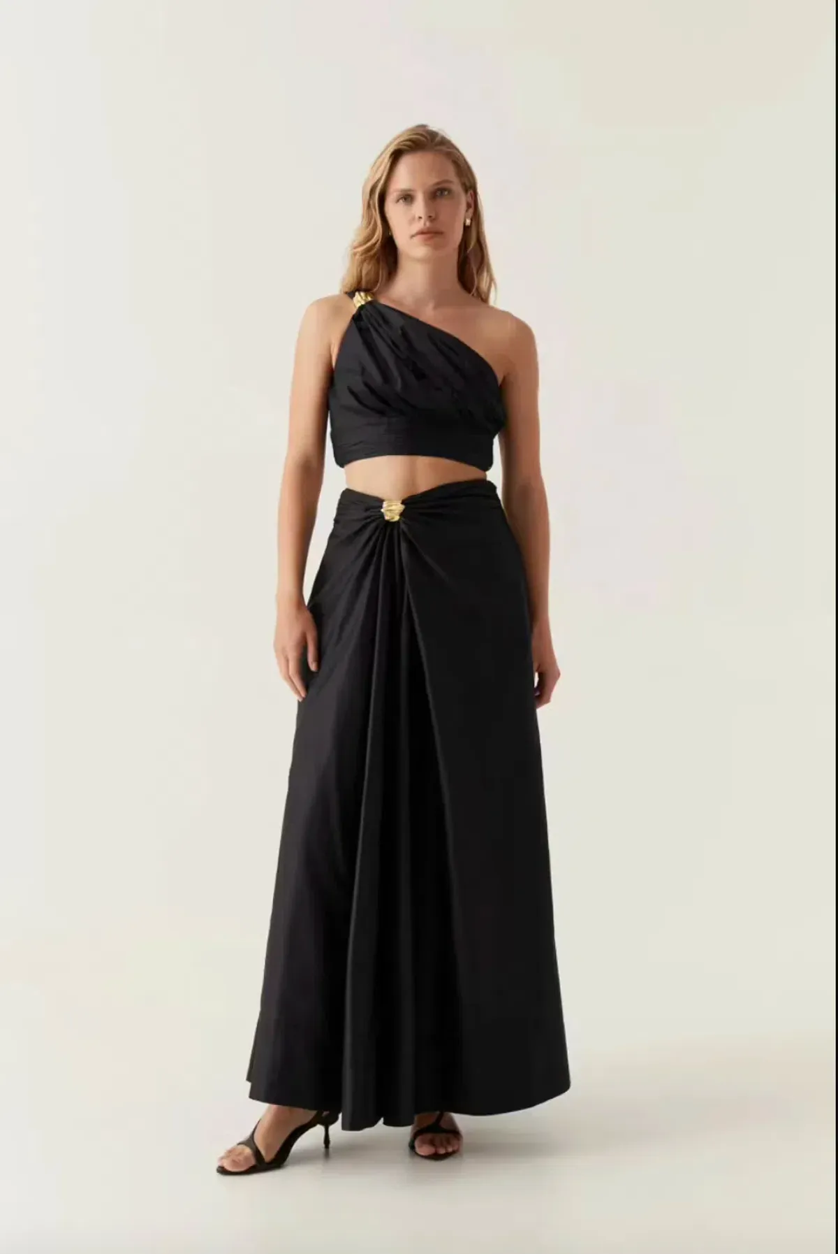 Aje Clarity top and Oakleigh Maxi Skirt set black Size 8 - Image 3