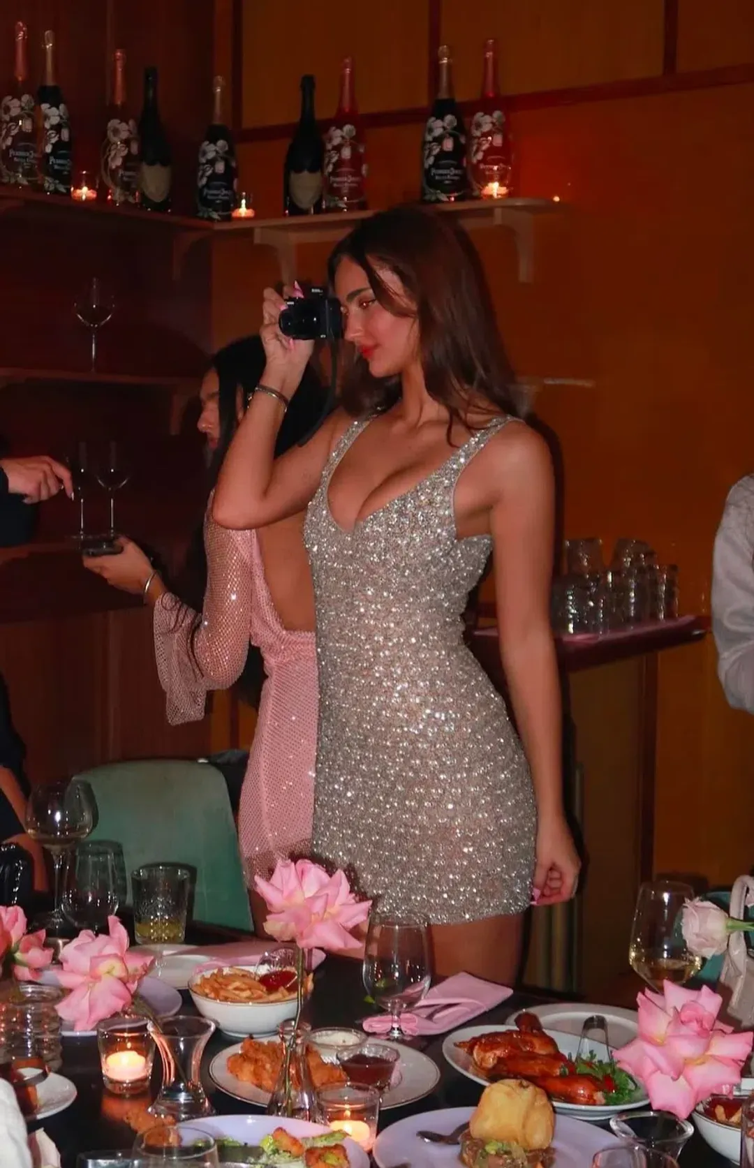 Meshki Elianna Embellished in silver Size AU 4 for rent on The Volte - main image