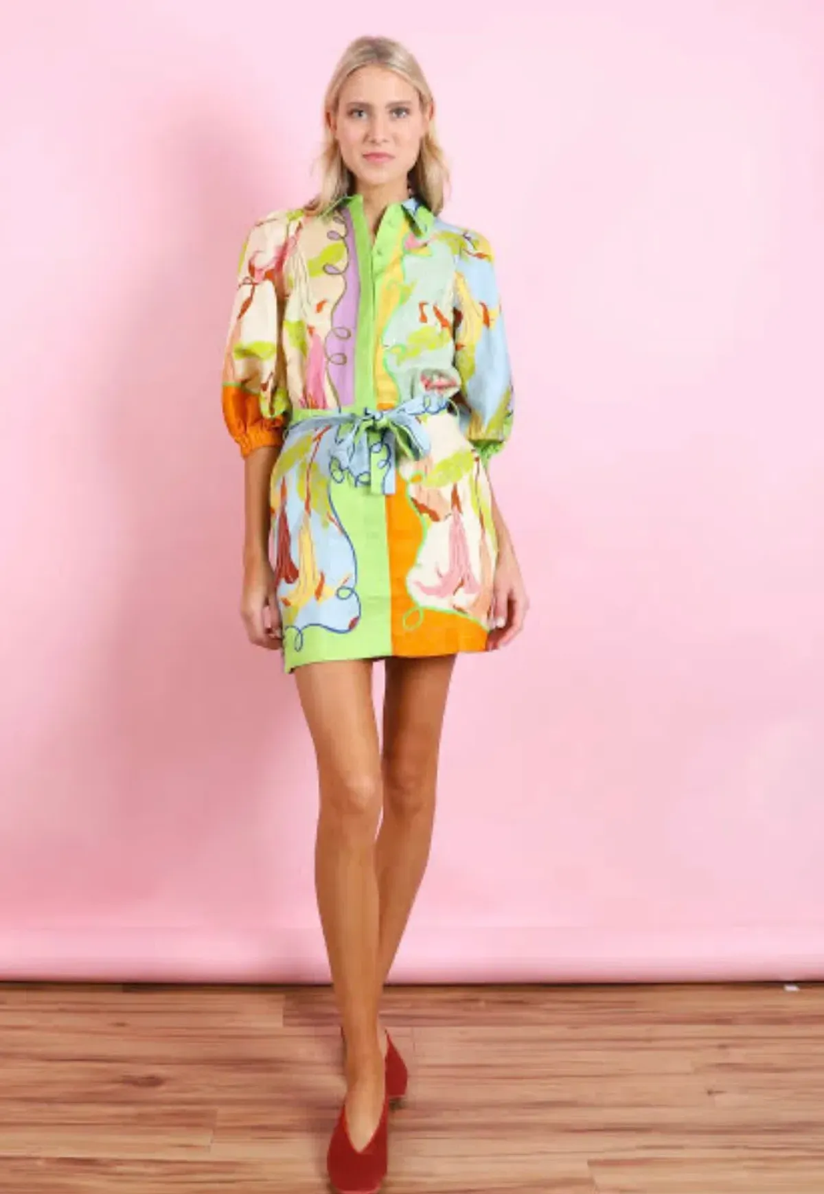 Alemais Rafaela Mini Dress Size 8  - Image 3