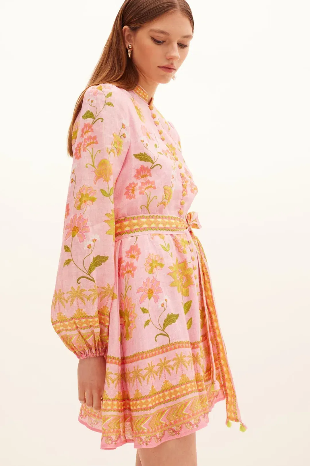 Kate Ford Ruellia Button Mini Print Size 8 for rent on The Volte - main image