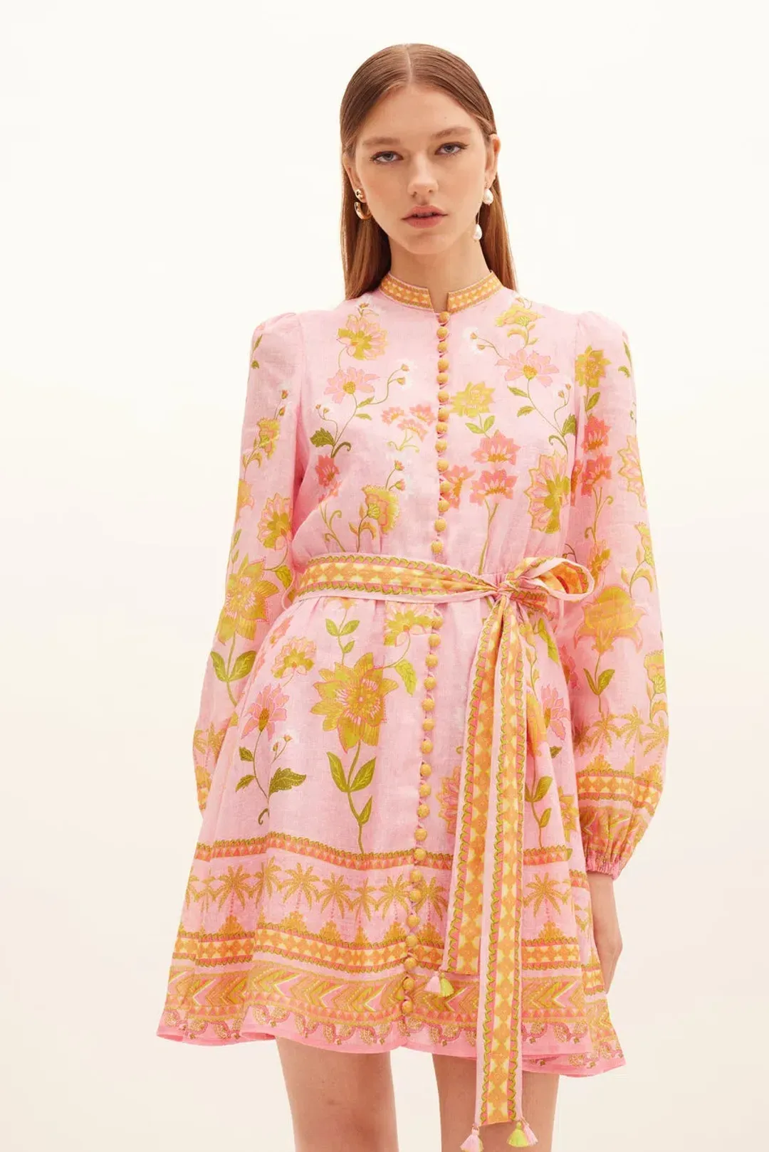 Kate Ford Ruellia Button Mini Print Size 8 for rent on The Volte - main image