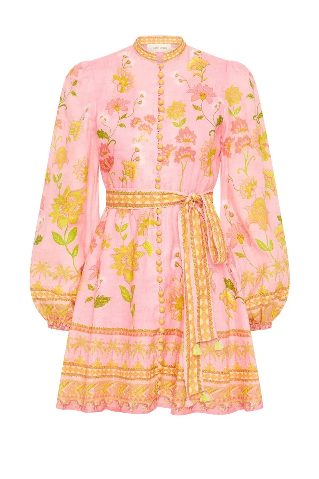 Kate Ford Ruellia Button Mini Print Size 8 for rent on The Volte - main image