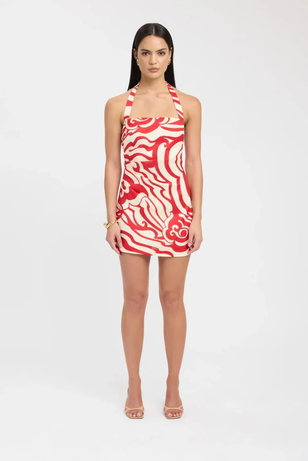 Kookai Roma Mini Dress in Red Size 6 - Image 1