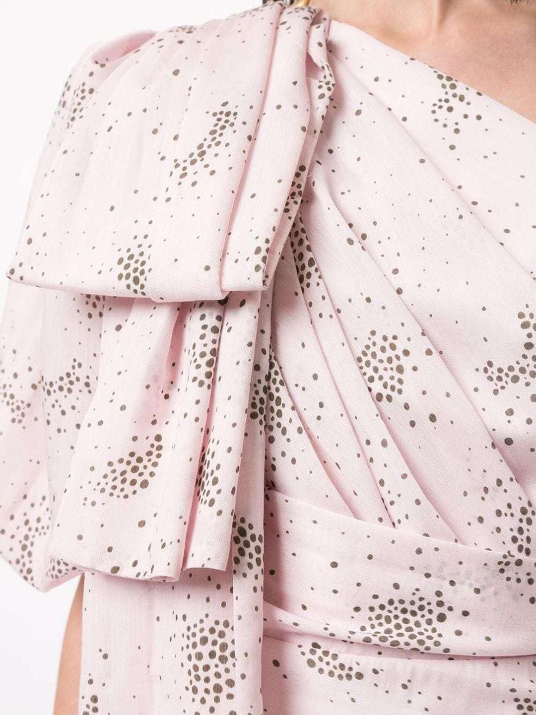 Acler Mavis Mini Dress Blush Print Size 10 for rent on The Volte - main image