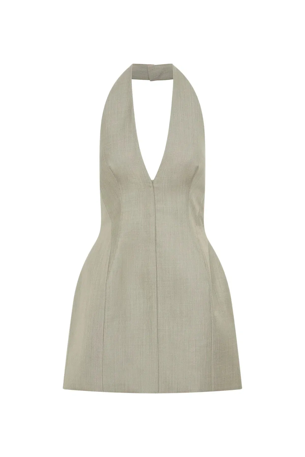 Camilla and Marc Pompidou Mini Dress Olive Marle Size 8 - Image 4