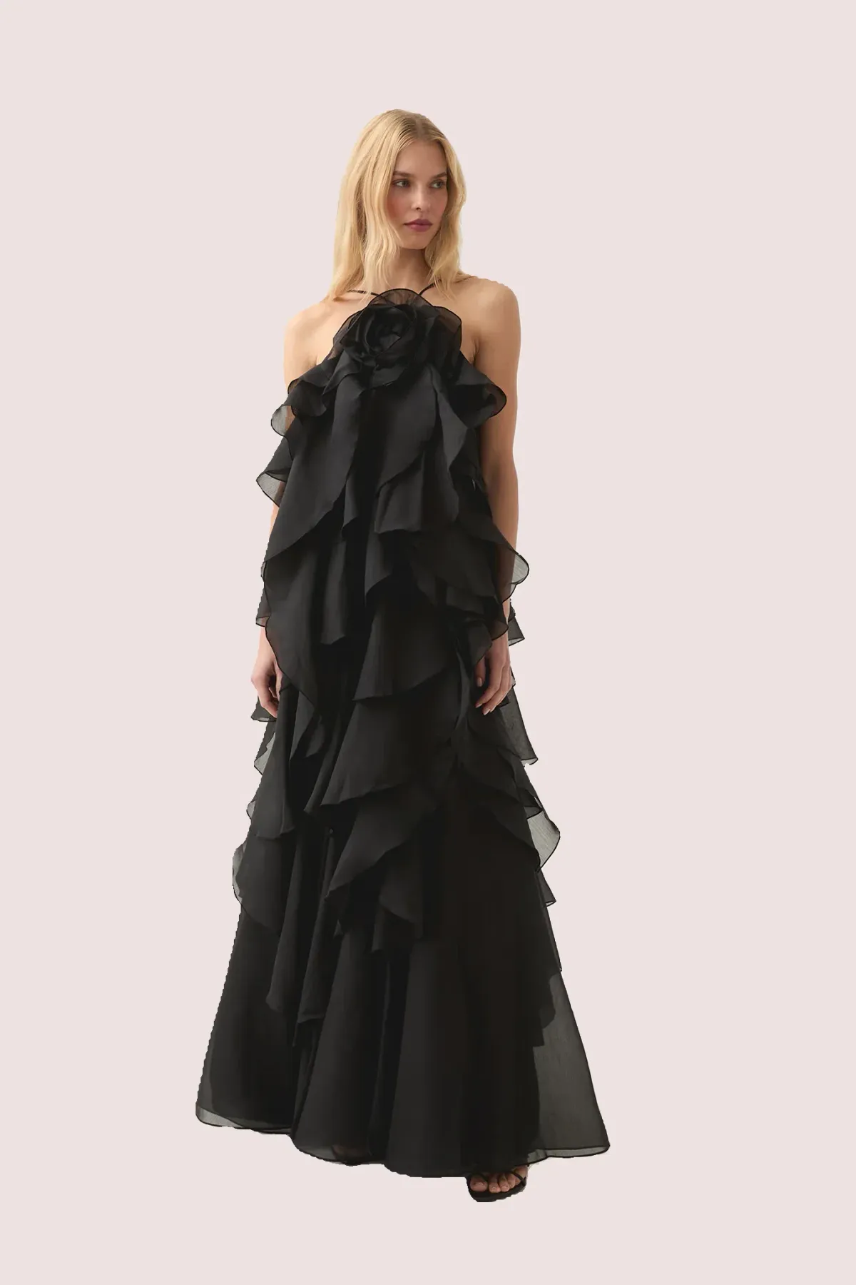 Aje Pandorea Black Maxi Dress Size 10 - Image 1