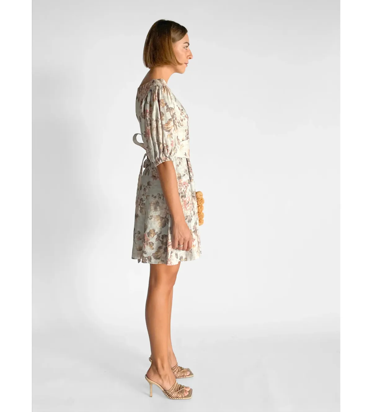 Zimmermann Fleeting Flip Mini Dress Mint Floral Size 12 - Image 2