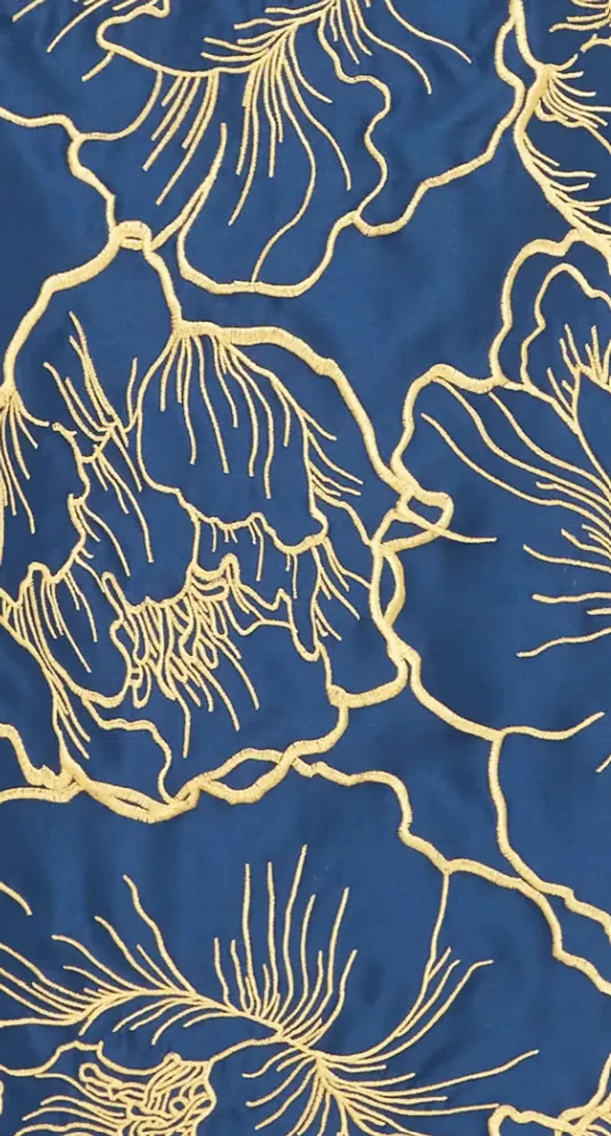 Leo Lin Rayna Bustier Maxi Dress Marine Blue Size 6 - Image 7