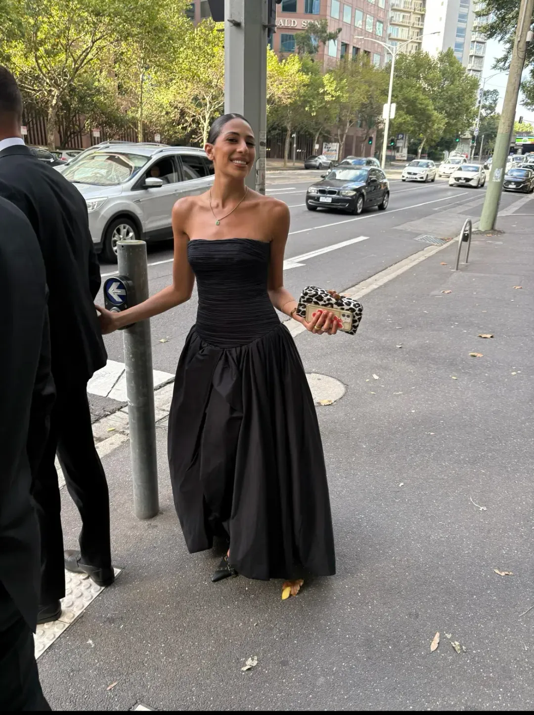 Aje Violette Bubble Hem Maxi Dress Size 8 for rent on The Volte - main image