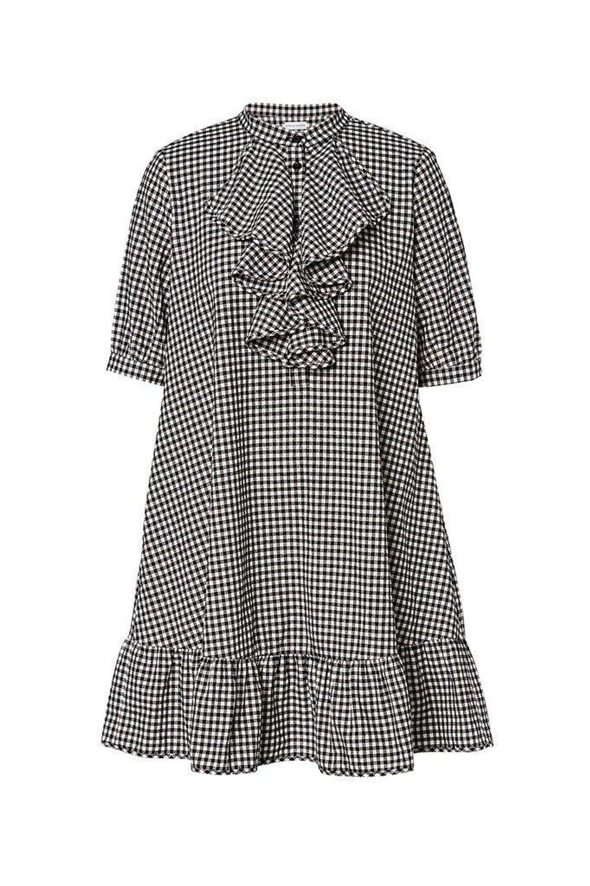 Scanlan Theodore Gingham Ruffle Dress size 8 - Image 4
