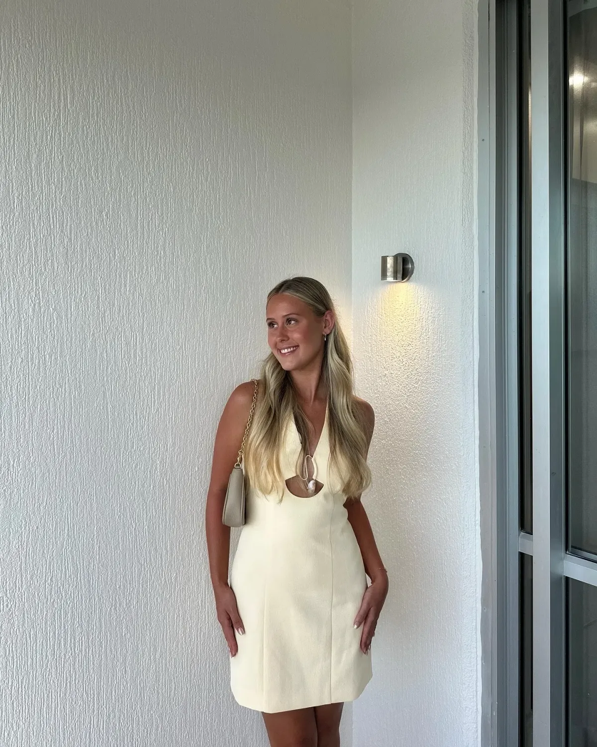 Kookai Oyster Trim Mini Dress AU 6 - Image 4