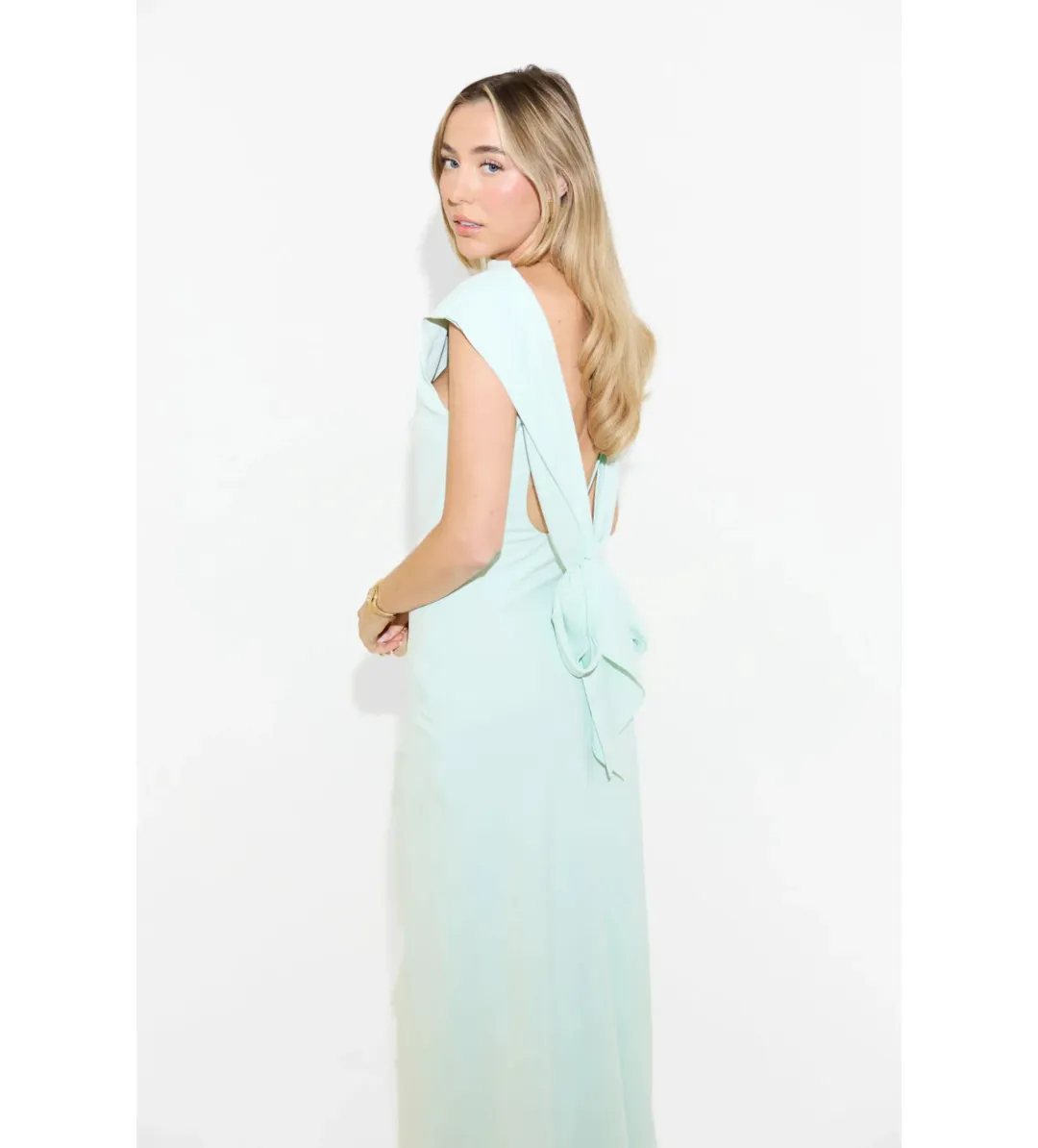 Odd Muse The Ultimate Muse Drape Maxi Dress Mint Size XS / AU 6 for rent on The Volte - main image