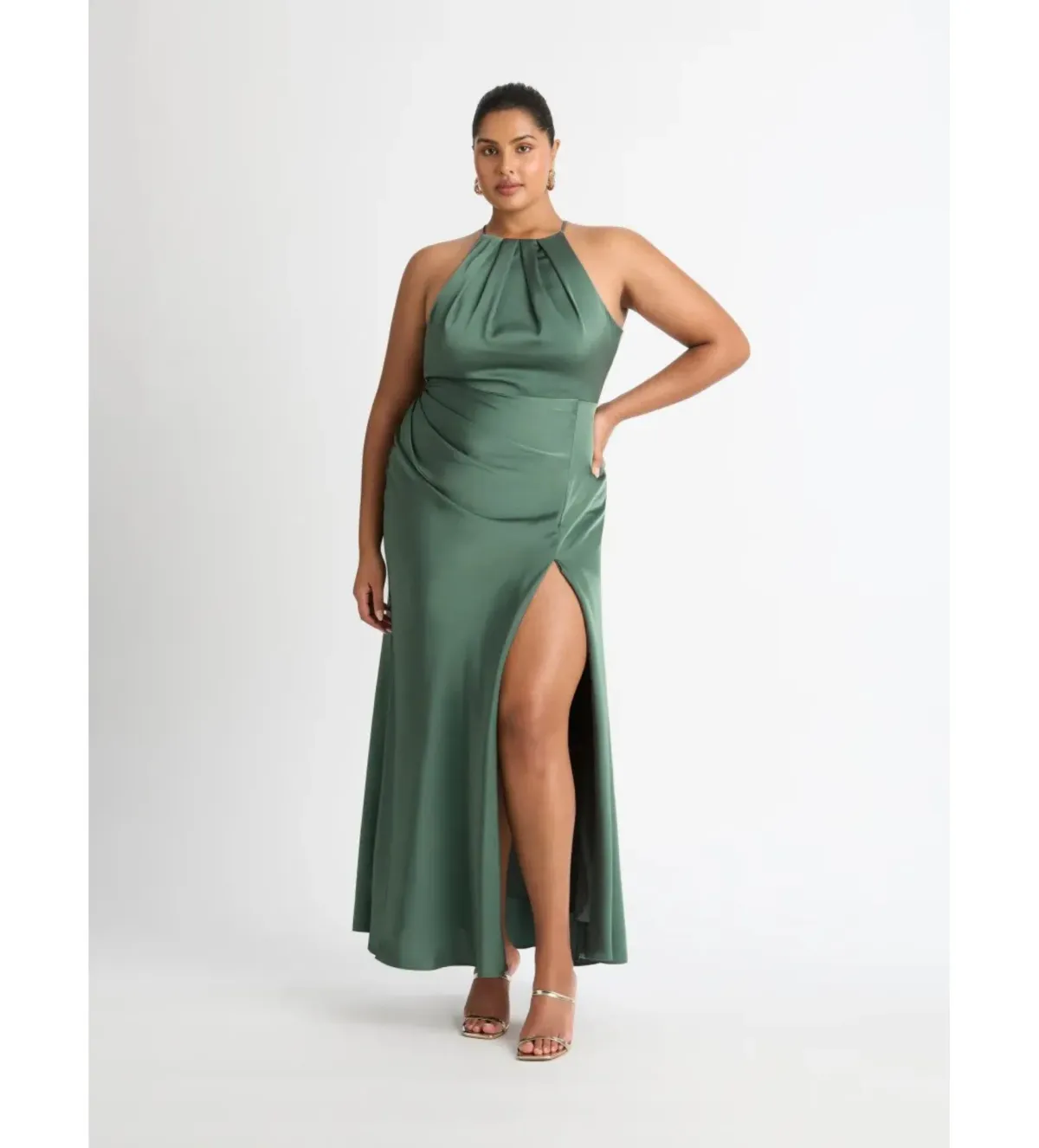 Sheike Paloma Maxi Dress Green Size AU 14 - Image 2