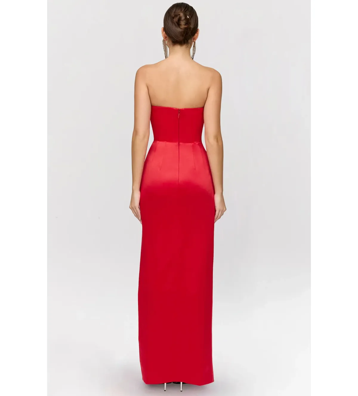 House of CB Adrienne Maxi Dress Red Size M/AU 10 - Image 2