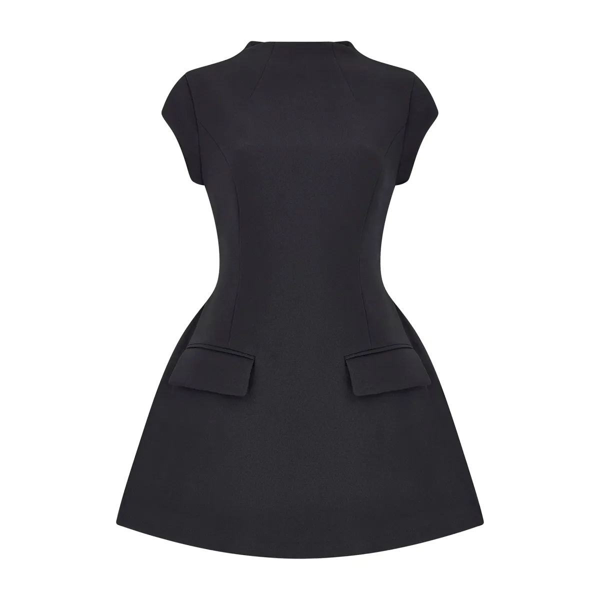 Odd Muse The Ultimate Muse Cap Sleeve Mini Dress Black Size S / AU 8 - Image 4