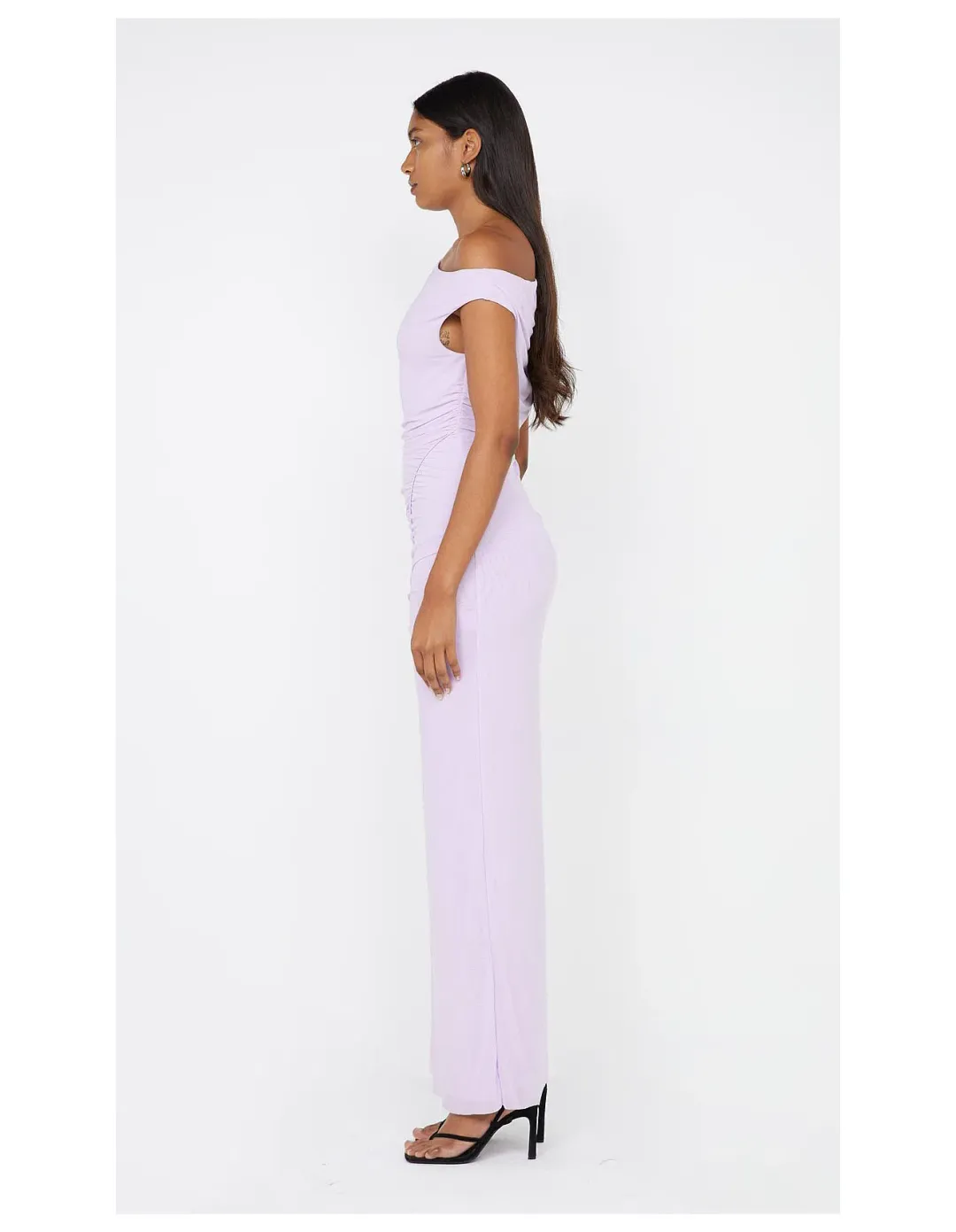 Bec & Bridge Sania Asym Dress Lilac Size 10 for rent on The Volte - main image