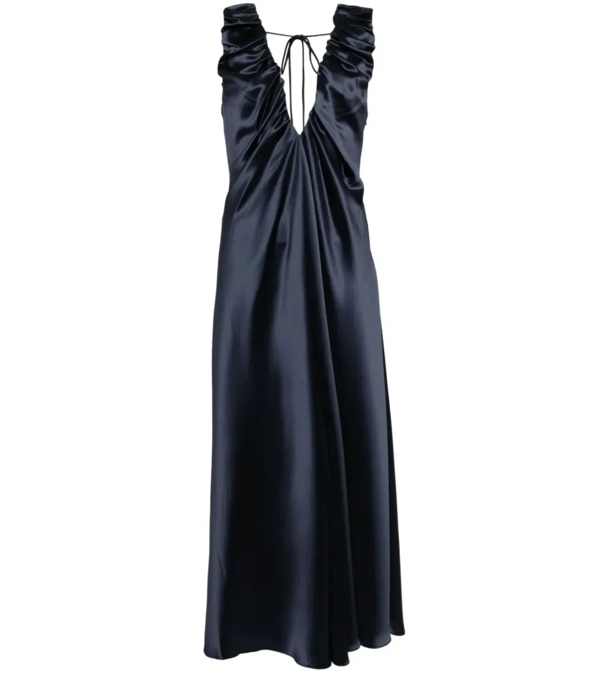 Acler Patterson Maxi Dress Navy Size 8 - Image 5