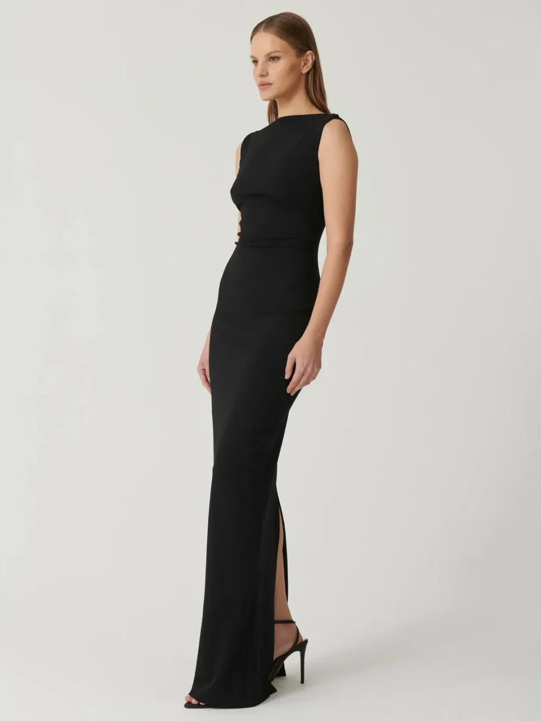 Effie Kats Verona Gown Black Size XL/14 for rent on The Volte - main image
