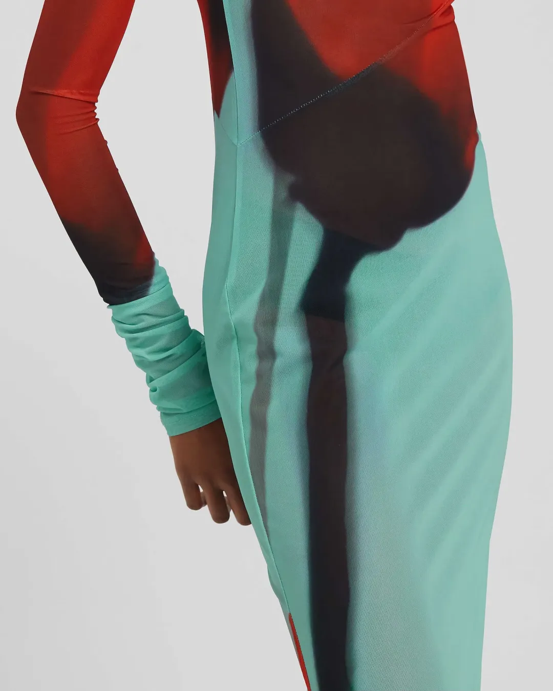 Rat & Boa Santino Mesh Dress Tulip Print Size 6 for rent on The Volte - main image