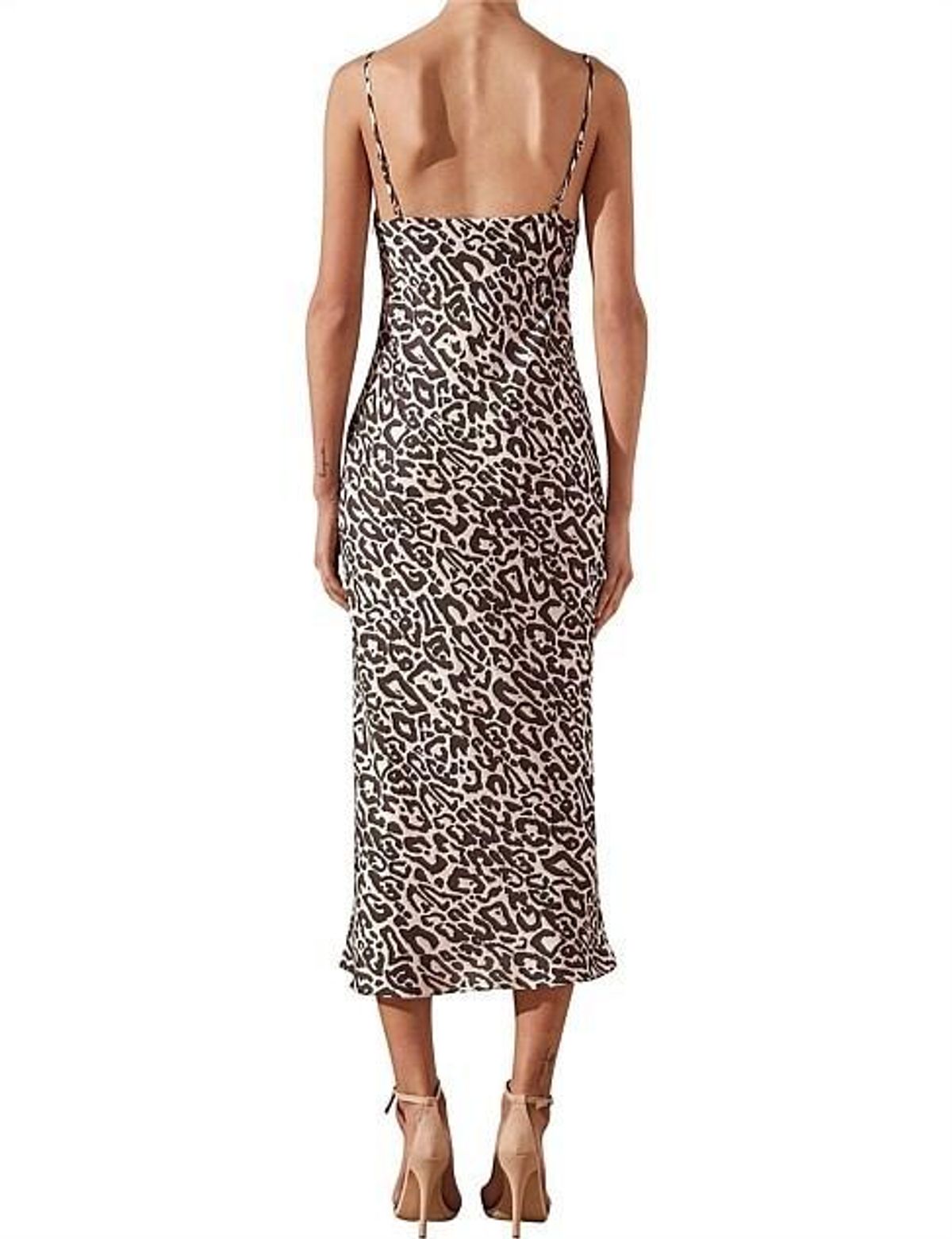 Shona Joy Isabella Cowl Slip Midi Dress Size 6 - Image 1