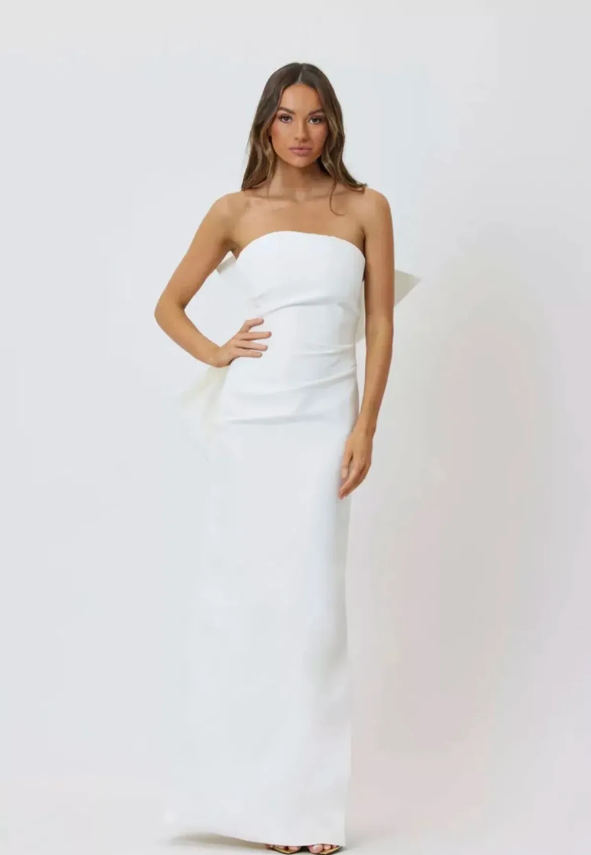 Bianca and Bridgett Kat Maxi Dress White Size 14 - Image 1