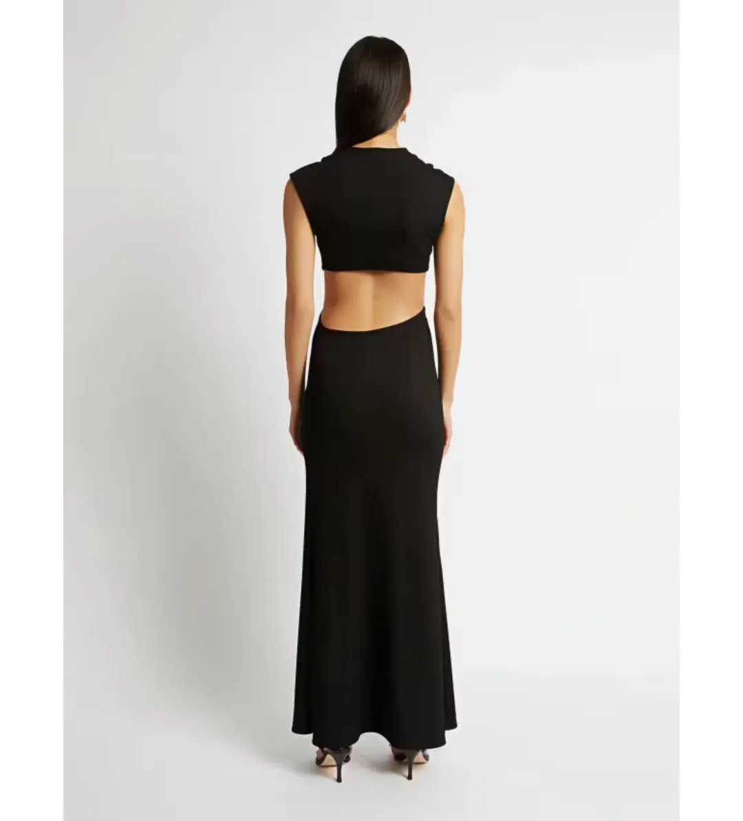 Christopher Esber Disorted Quartz Split Tank Maxi Dress Size 8/S for rent on The Volte - main image