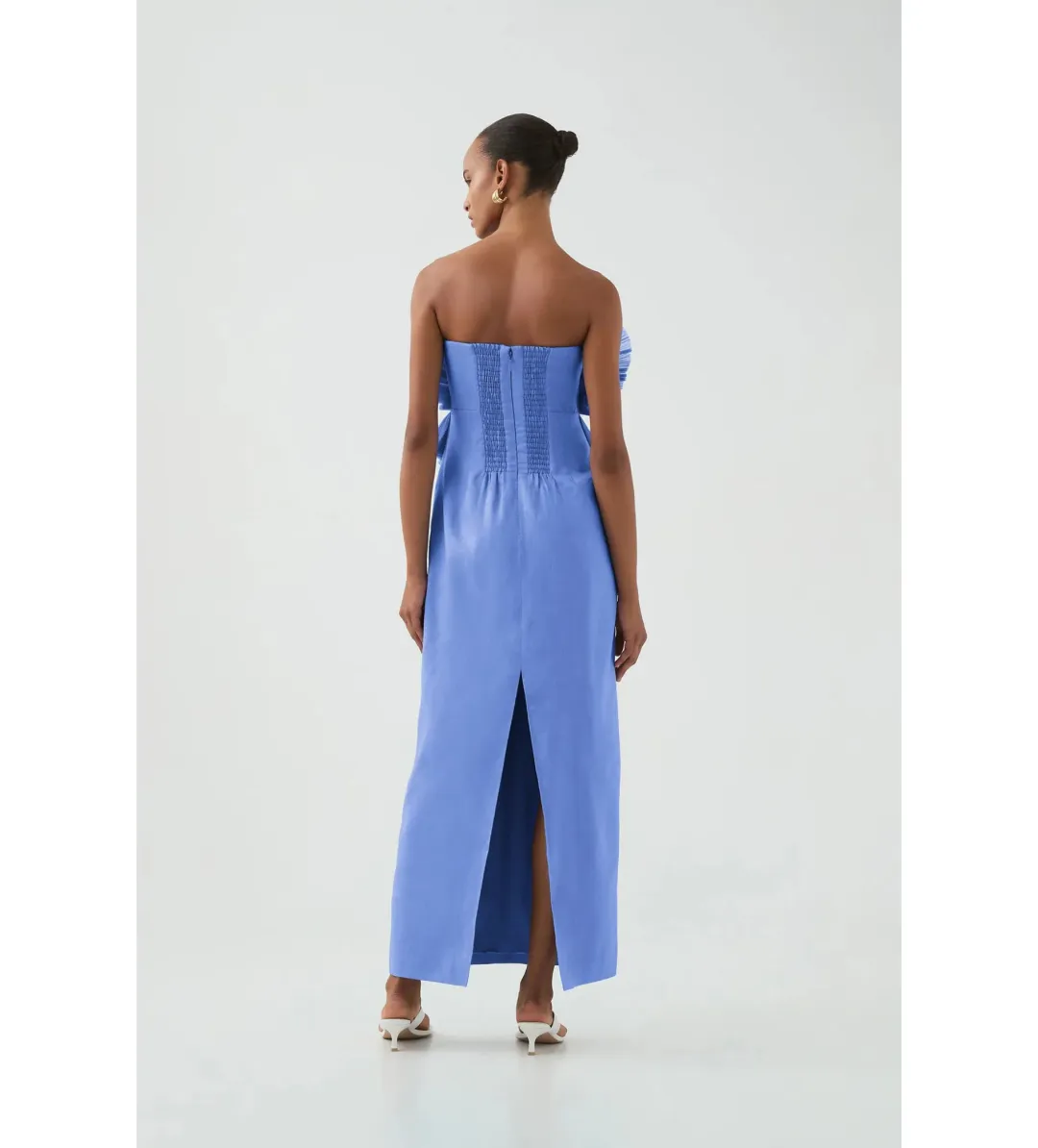 Aje Kira Midi Dress Ocean Wave Size 10 for rent on The Volte - main image