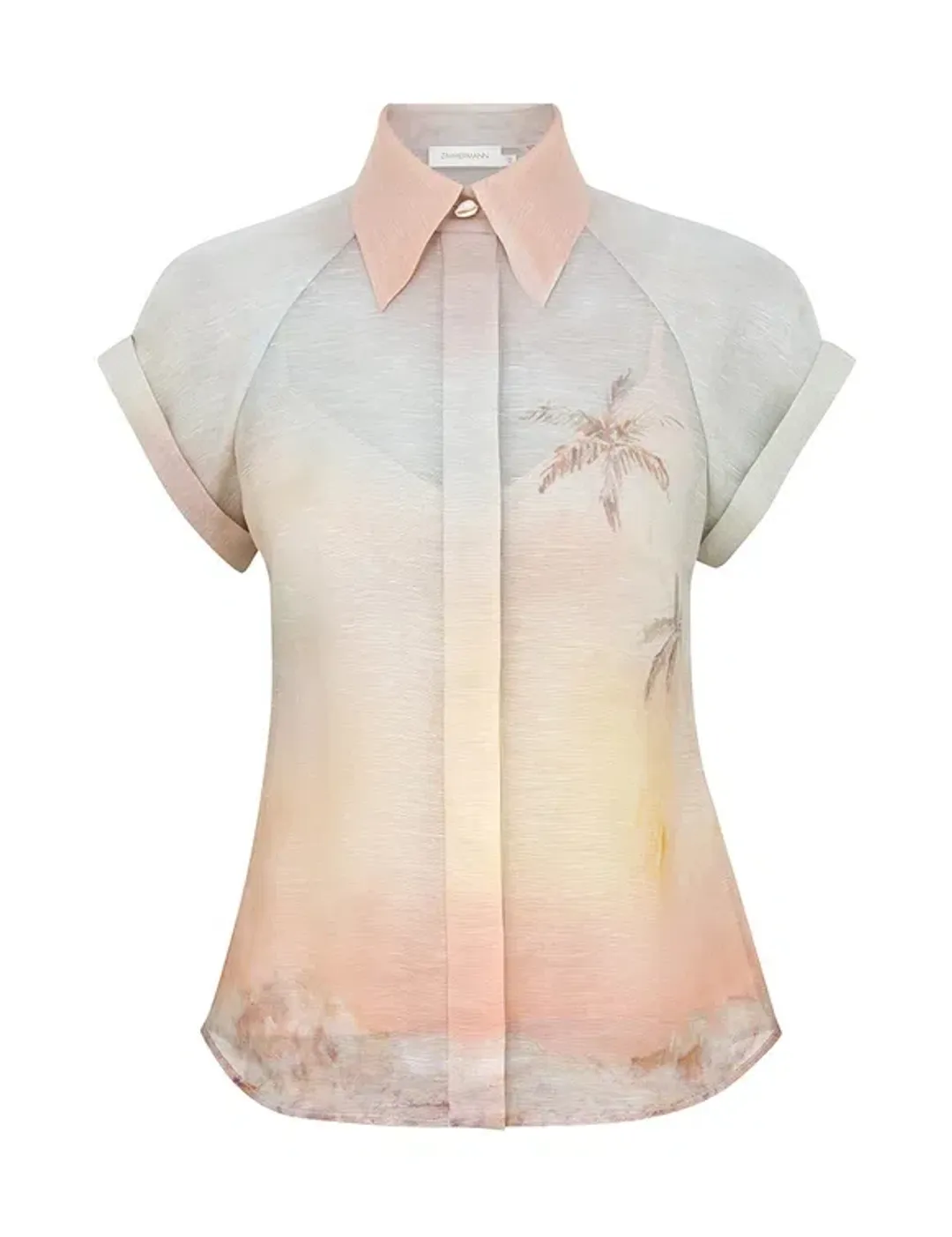Zimmermann Illuminate Fitted Blouse Size 12 for rent on The Volte - main image