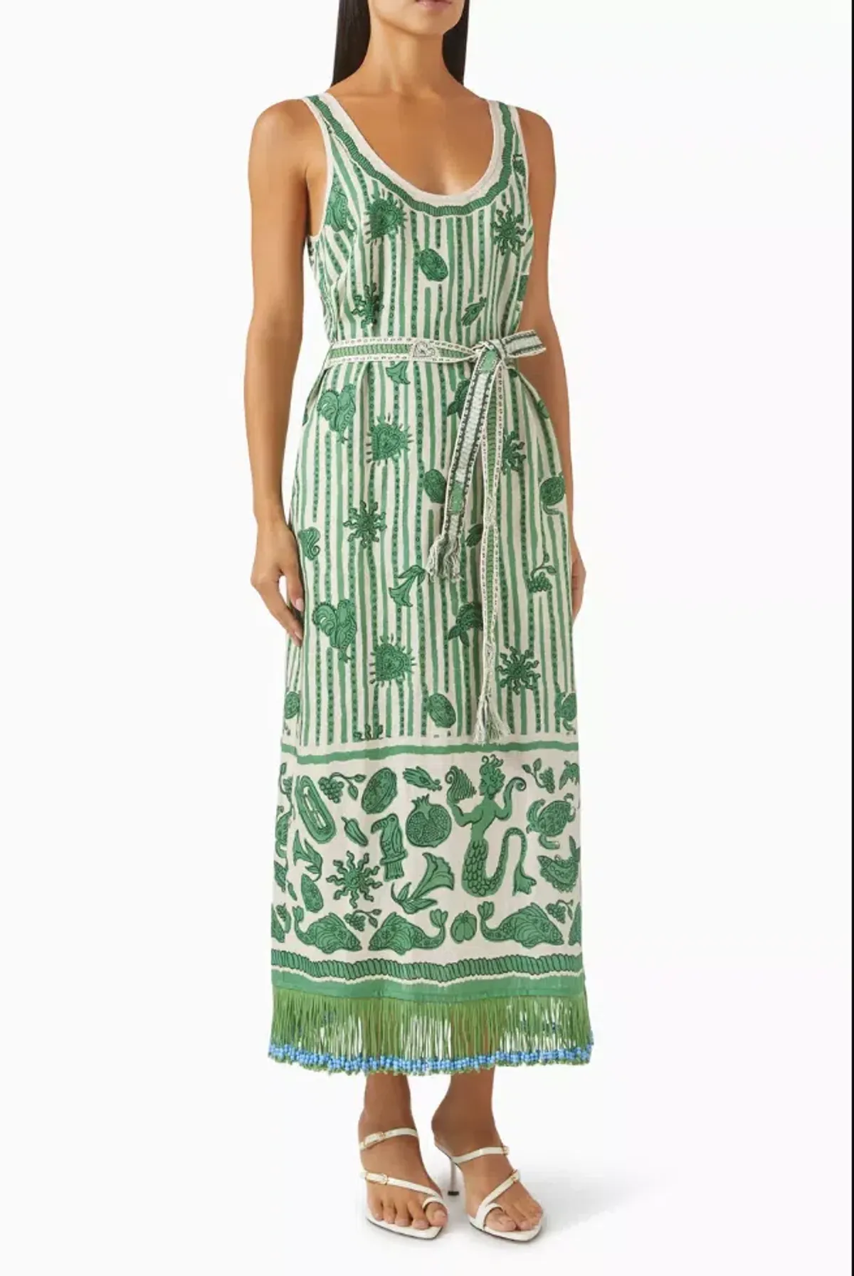 Alemais Lulu Sleeveless Midi Dress AU Size 6 - Image 1