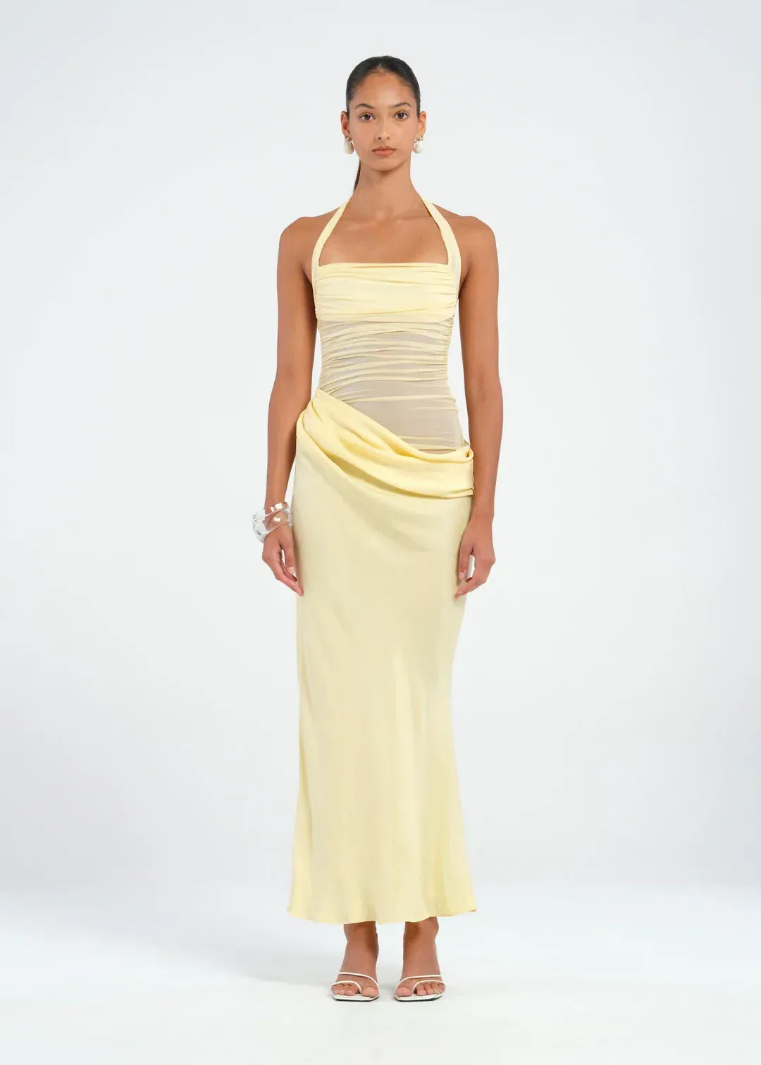 Benni Gina Maxi Dress Butter Size 8 for rent on The Volte - main image