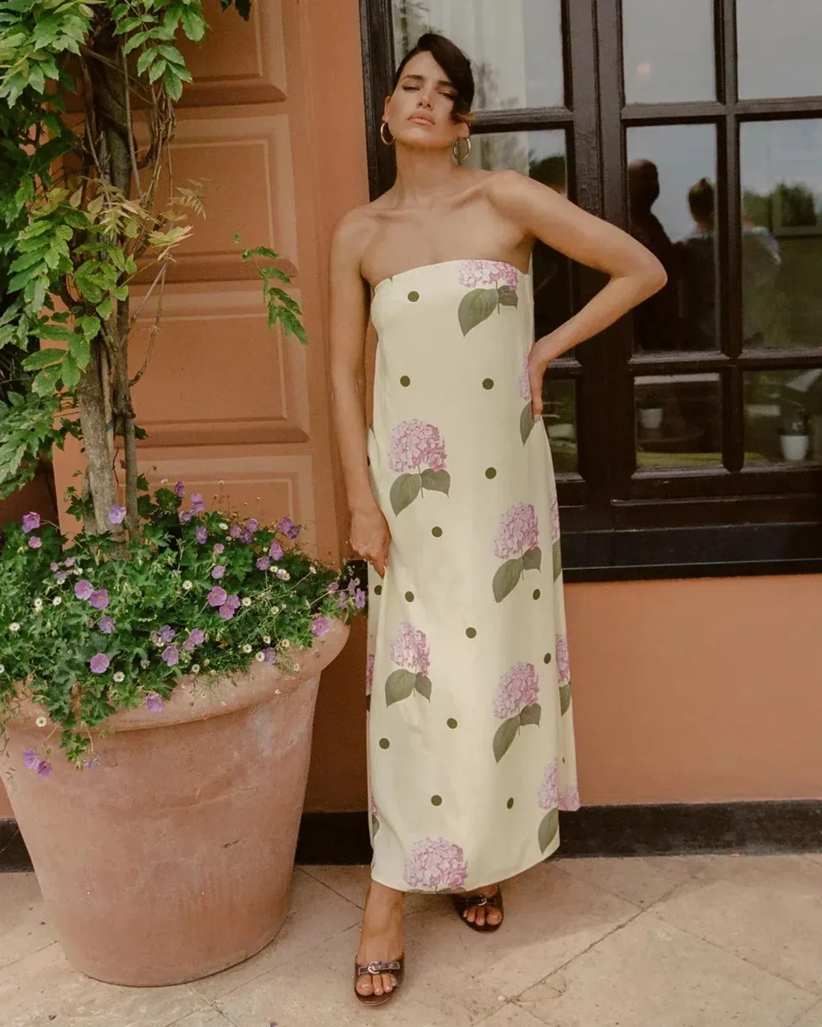 Palm Noosa Alessia Midi Dress Portofino Polka Dot Size 12 - Image 1