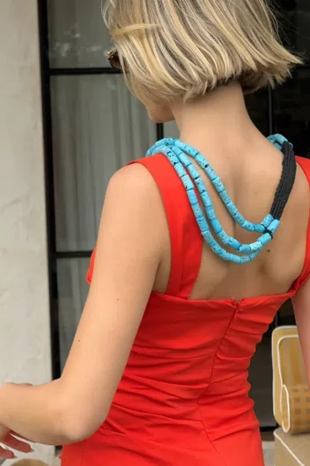 SIR The Label Dahlia Gown Orange Size 8 - Image 5