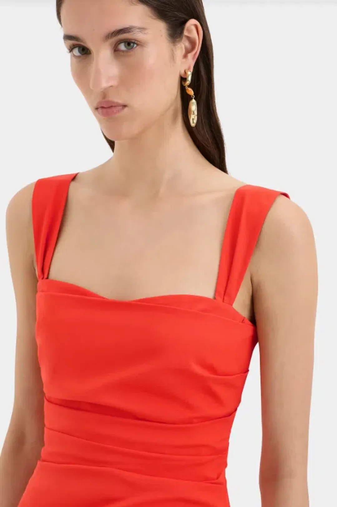 SIR The Label Dahlia Gown Orange Size 8 for rent on The Volte - main image