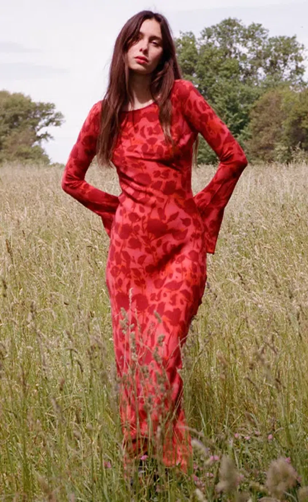  Realisatiion Par The Gia in Havana Red Print Size 10 for rent on The Volte - main image