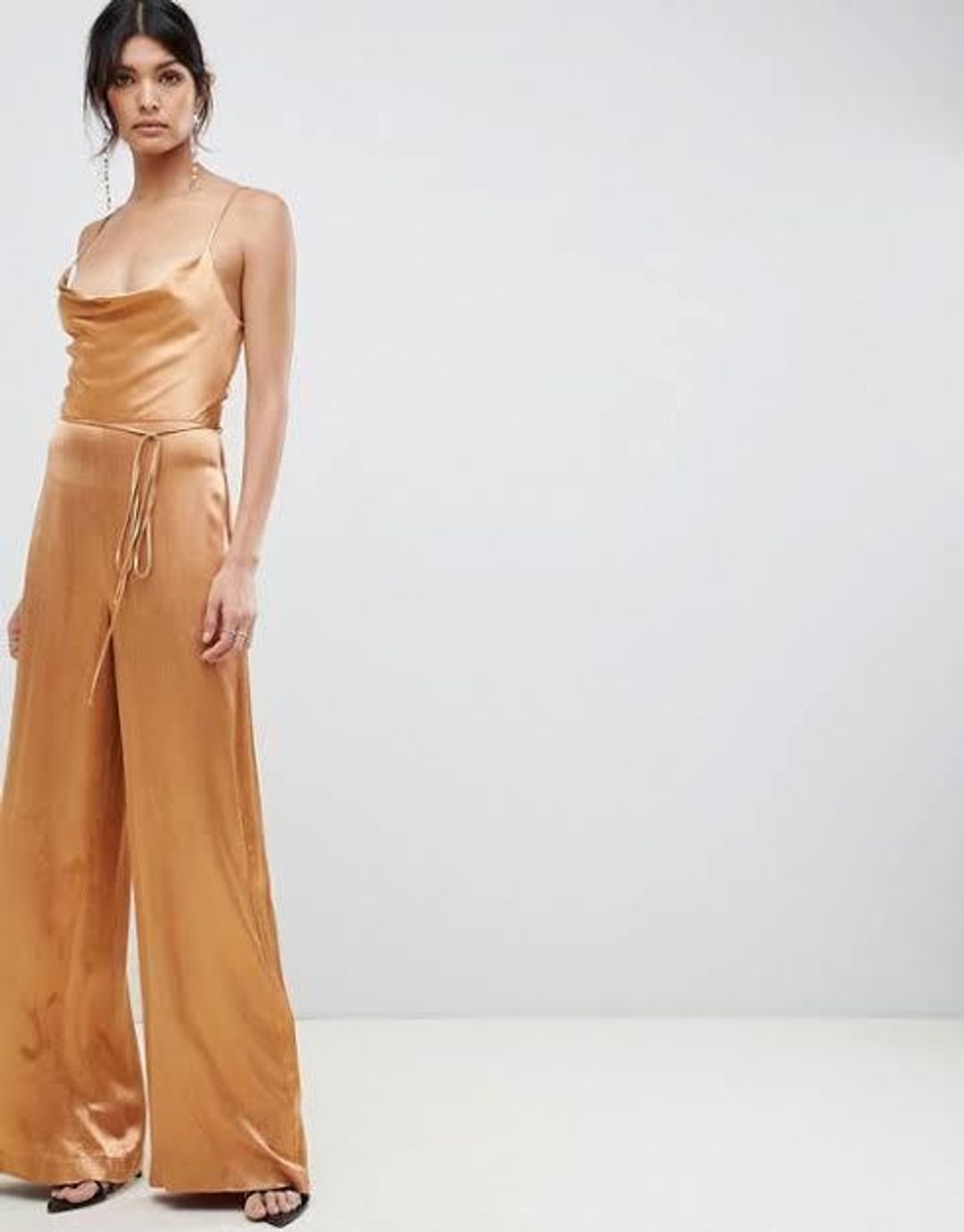 Bec & Bridge Feel the Heat Jumpsuit Cinnamon Size 6 for rent on The Volte - main image