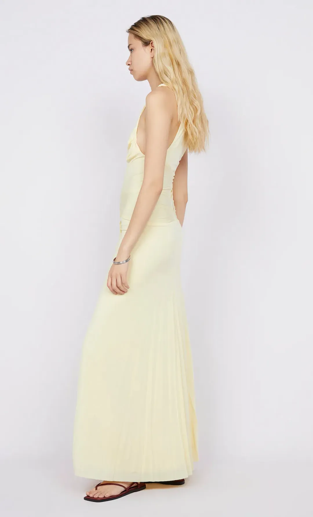 Bec & Bridge Greta Gown Maxi Butter Size AU 6 for rent on The Volte - main image