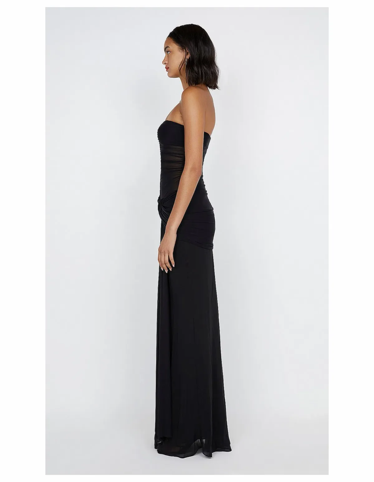Bec & Bridge Noemi Strapless Dress Black Size AU 8 - Image 2