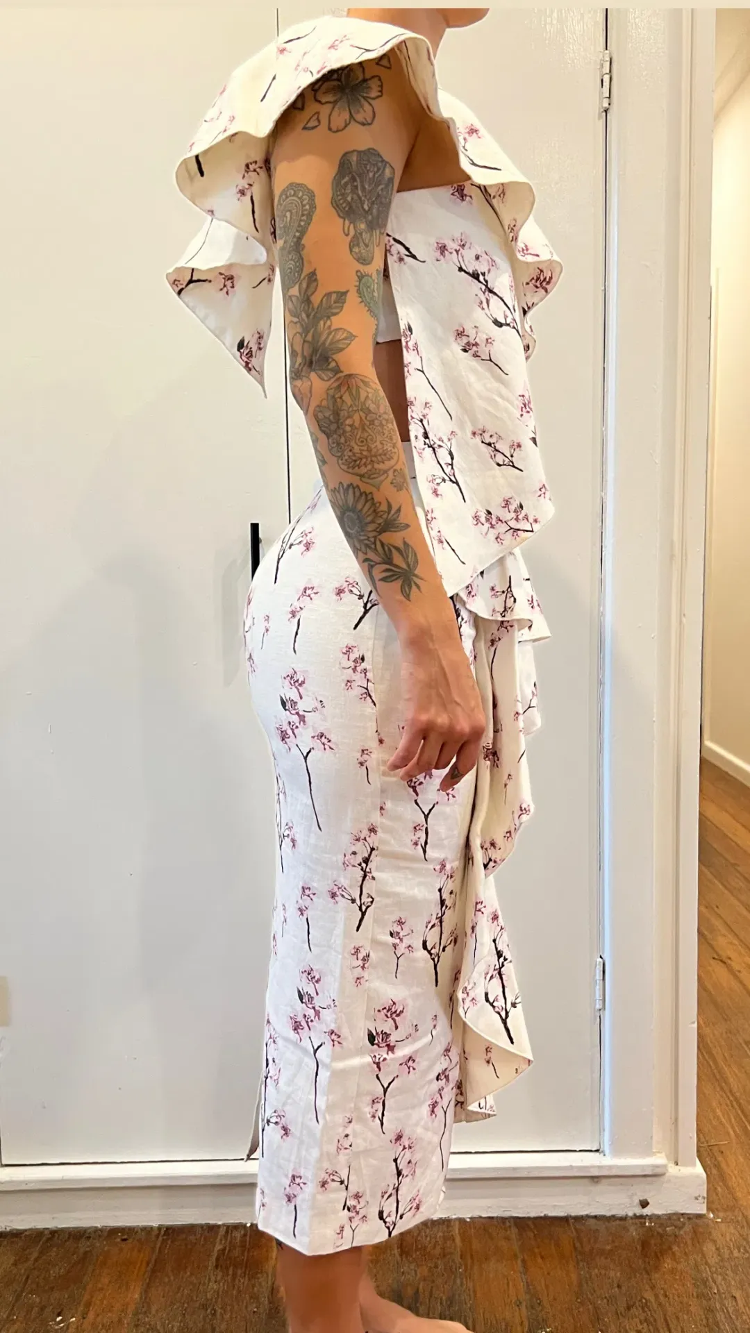 Joslin Studio Two Piece Skirt Top Multi Size AU 8 for rent on The Volte - main image