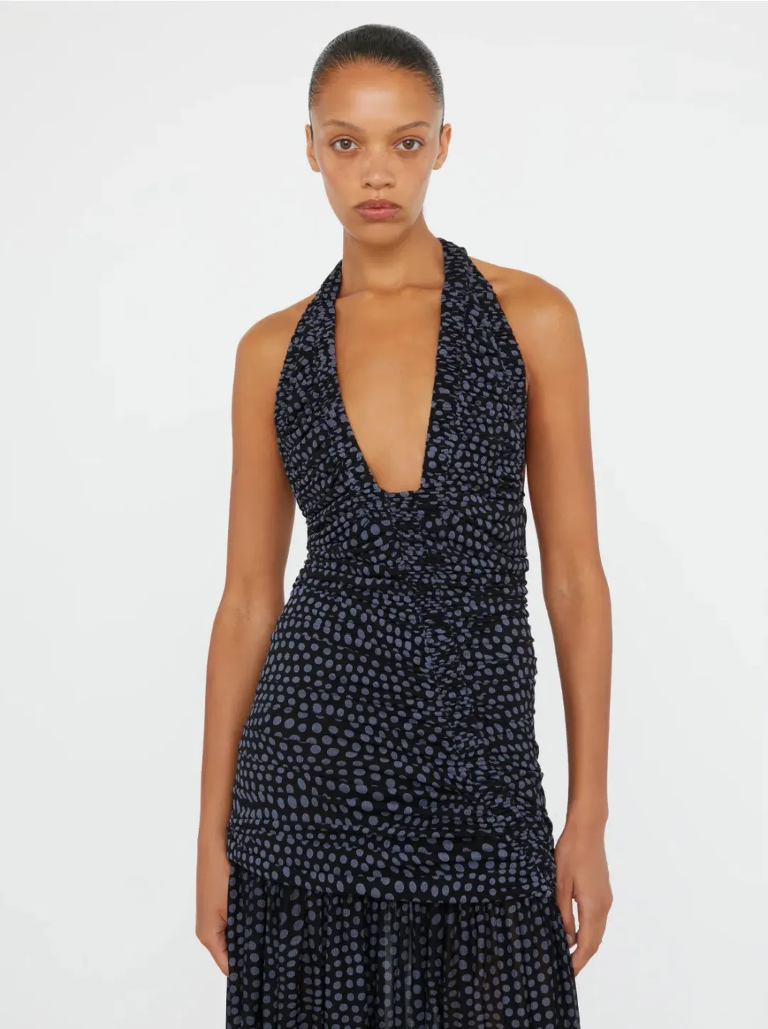 Christopher Esber Orion Maxi Dress Black Size 8 for rent on The Volte - main image