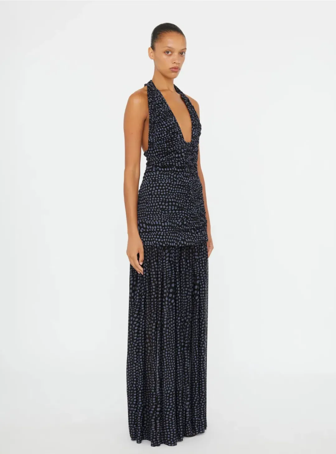 Christopher Esber Orion Maxi Dress Black Size 8 for rent on The Volte - main image