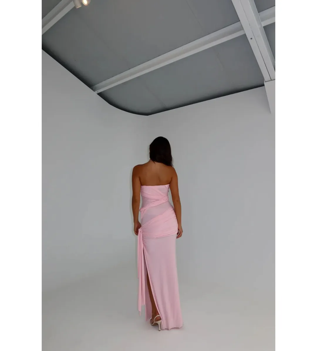 Natalie Rolt Miranda Gown Blossom Pink Size AU 8 for rent on The Volte - main image