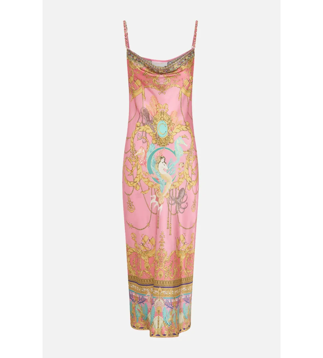 Camilla Long Bias Slip Dress - Mermaid Motel Size AU 10 for rent on The Volte - main image
