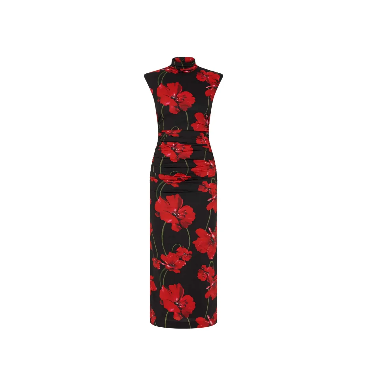 Rebecca Vallance Poppy Fields Midi Dress Floral Print Size AU 12 - Image 5