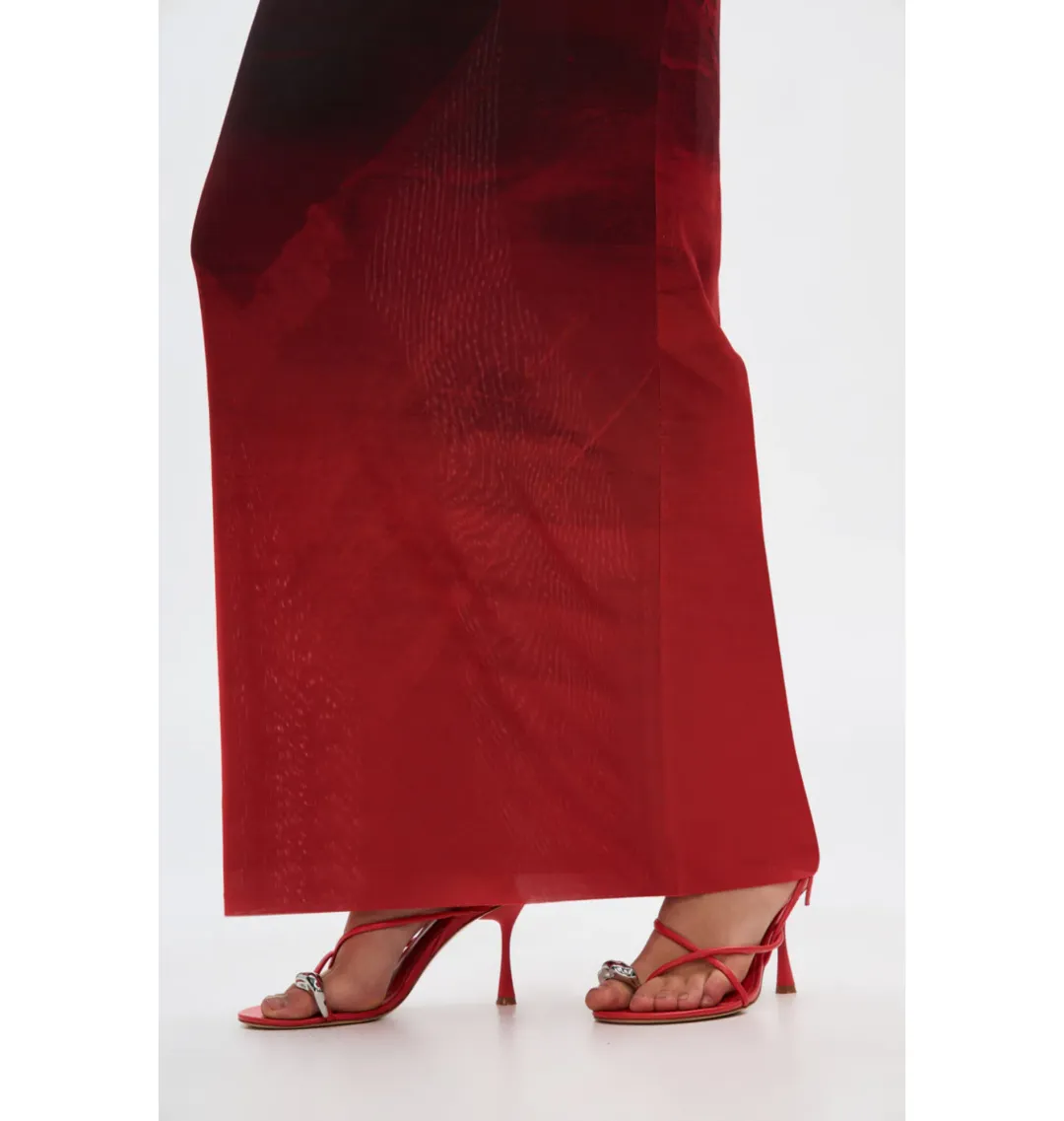 MISHA The Nyra Mesh Gown Venus Print Size AU 6 for rent on The Volte - main image