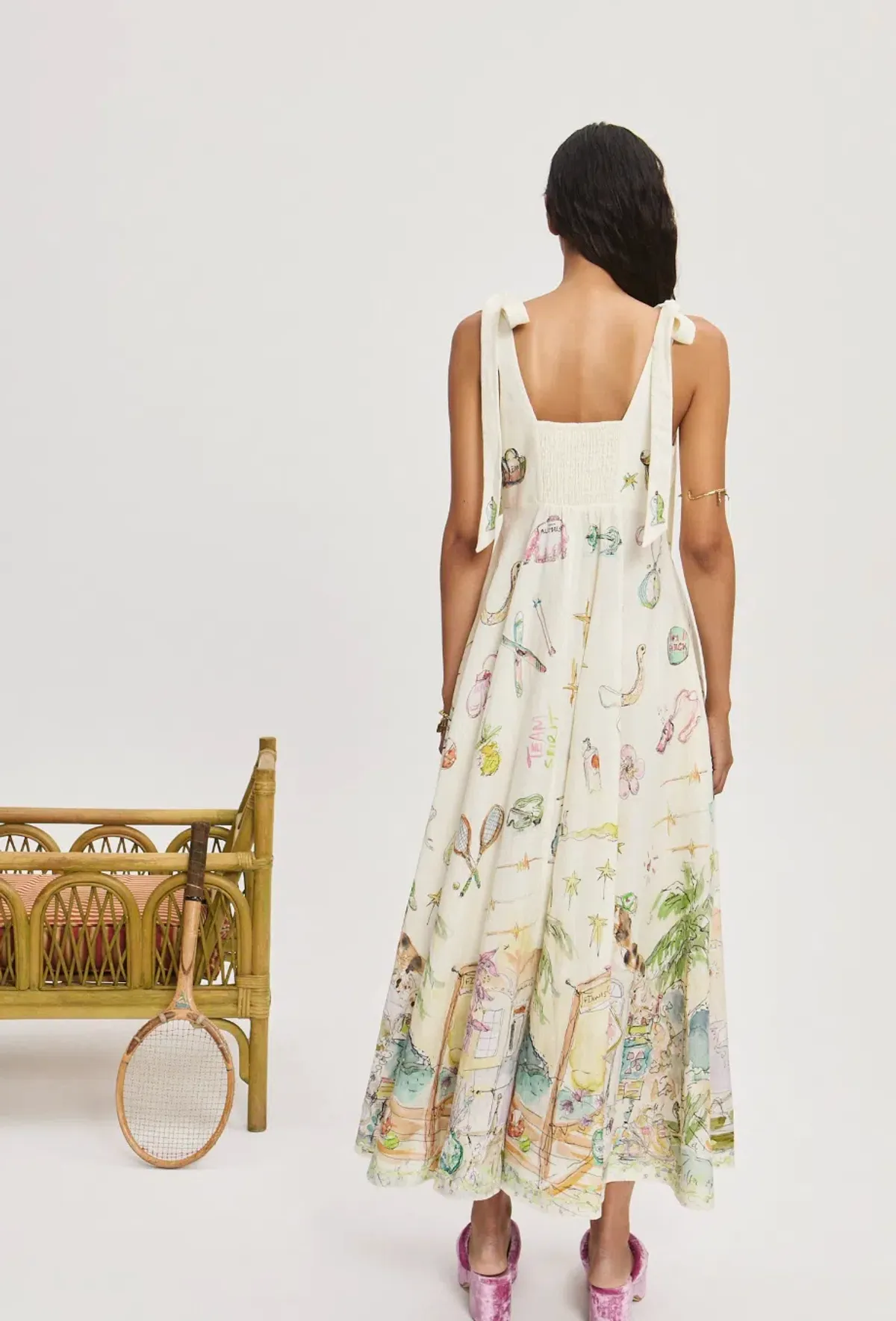 Alemais Anouk Ballet Sundress Print Size AU 8 - Image 4