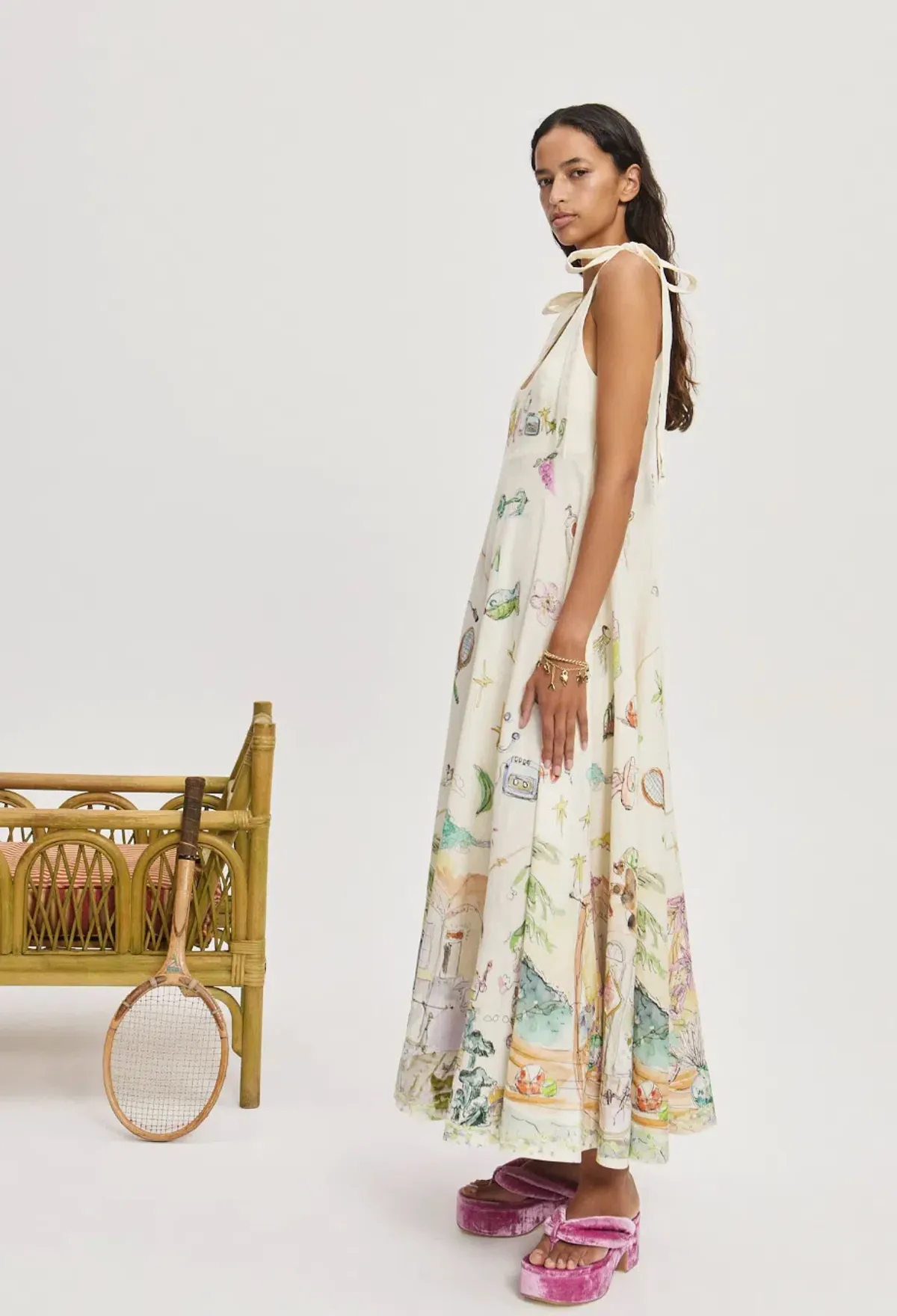 Alemais Anouk Ballet Sundress Print Size AU 8 - Image 3