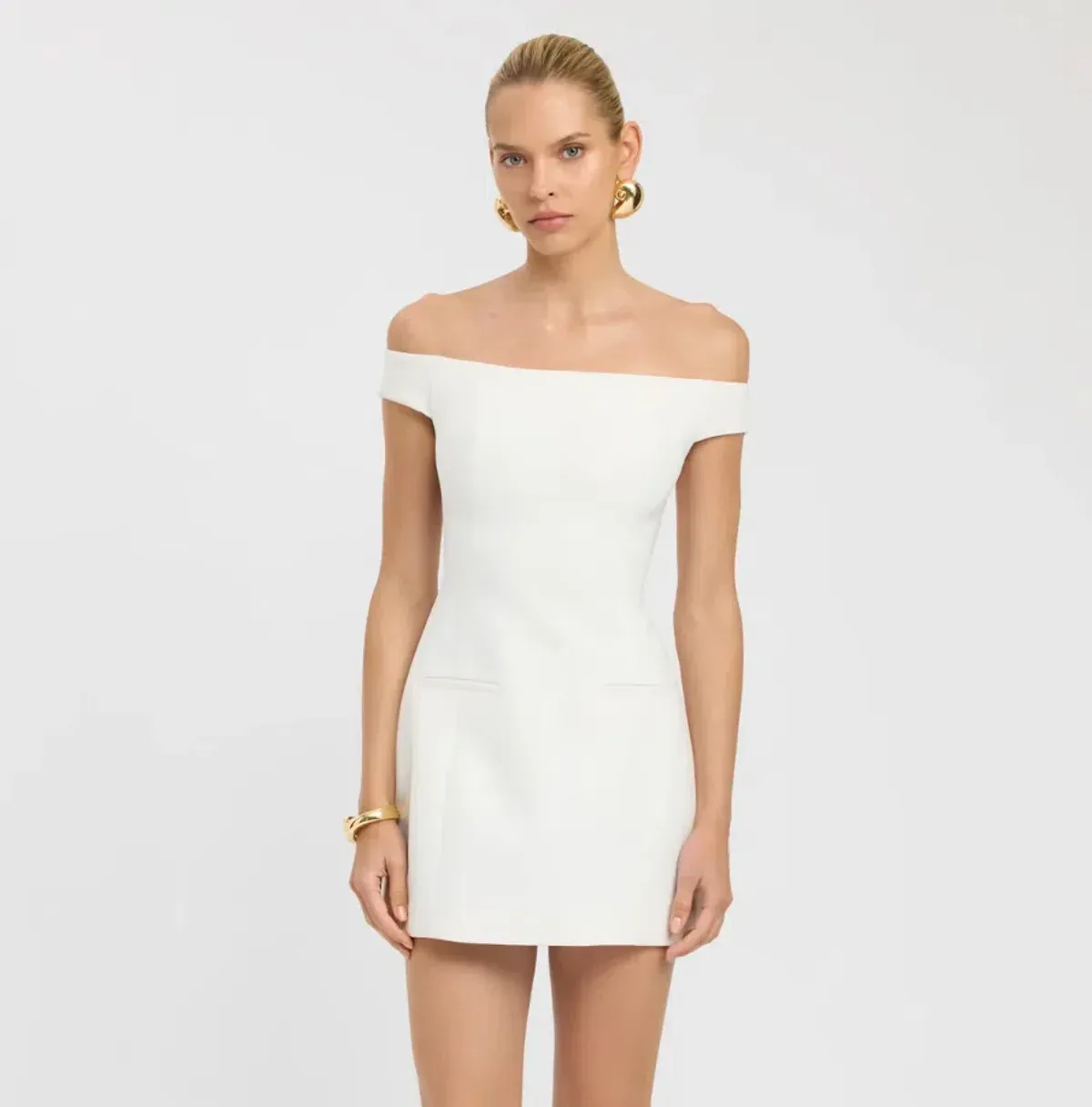 Kookai Off Shoulder Alto Mini Dress Size AU 6  - Image 1