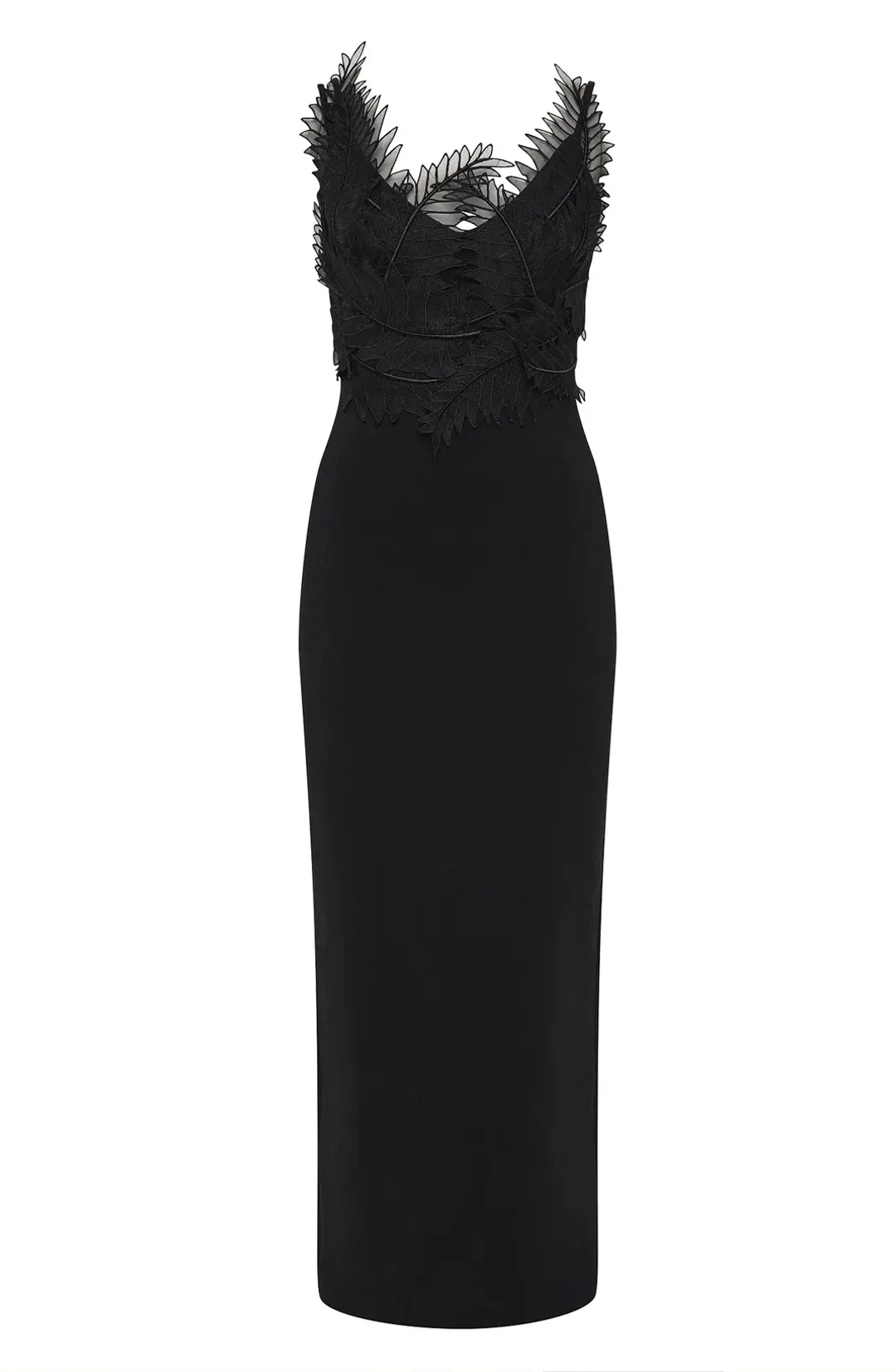 Aje Daisy Knit Midi Dress Black Size 8 for rent on The Volte - main image